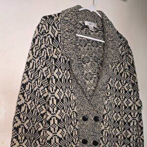 CJ Banks double breasted cardigan sz 2XL